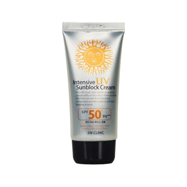 3W Clinic Intensive UV Sunblock Cream SPF50+ Pa+++ – 70ml